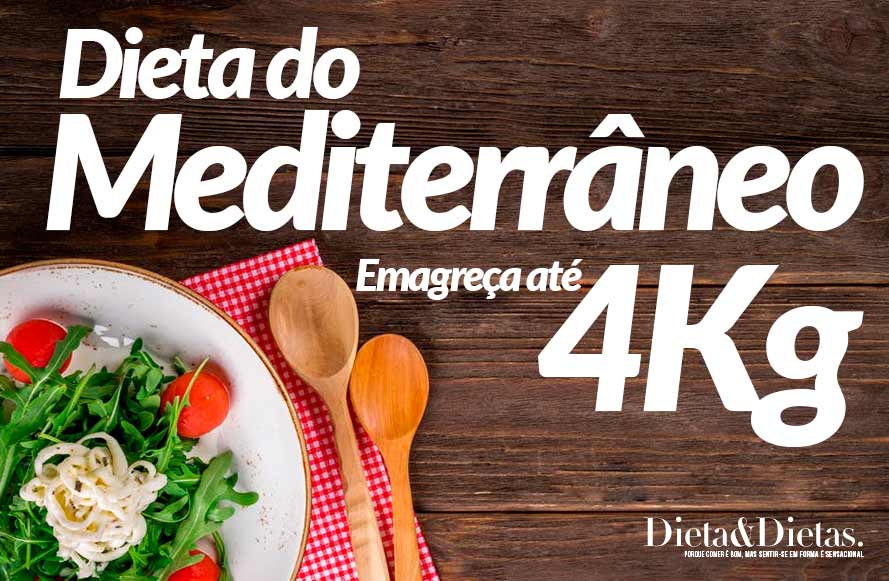 Dieta do Mediterrâneo, Emagreça até 4Kg com uma Alimentação saudável
