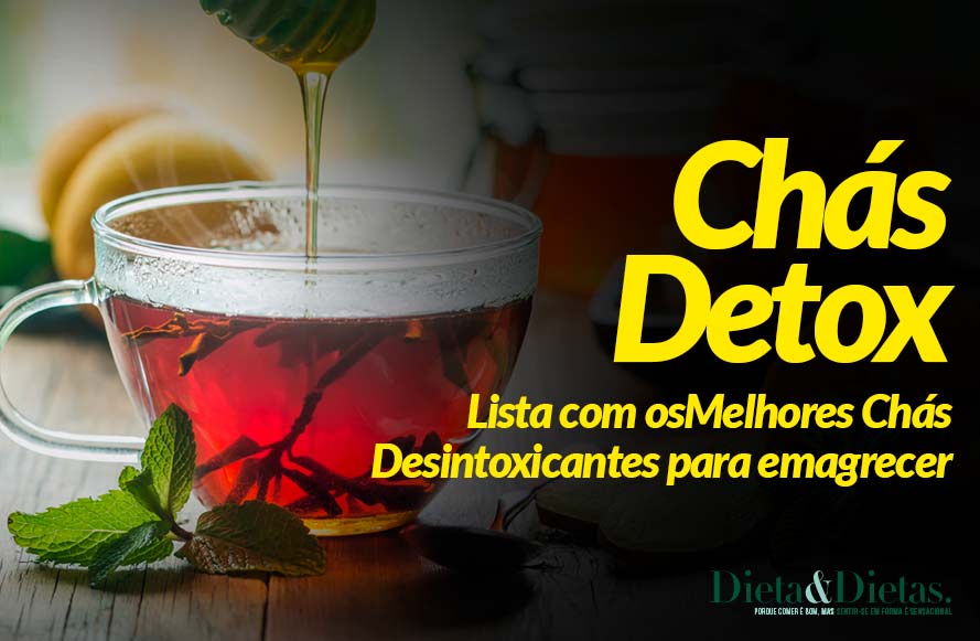 Chás Detox – Lista com 19 Melhores Chás Desintoxicantes