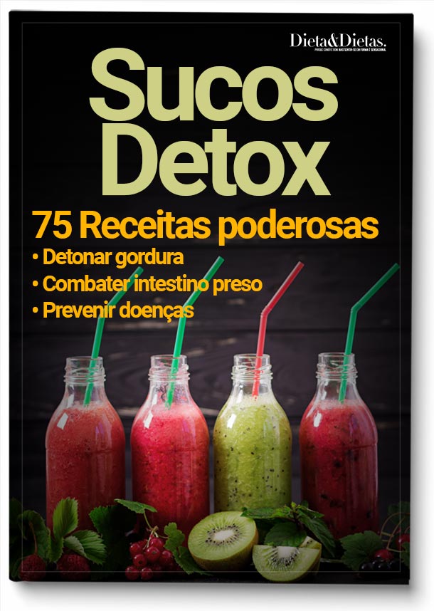 E-Book com 20 Melhores Sucos Detox